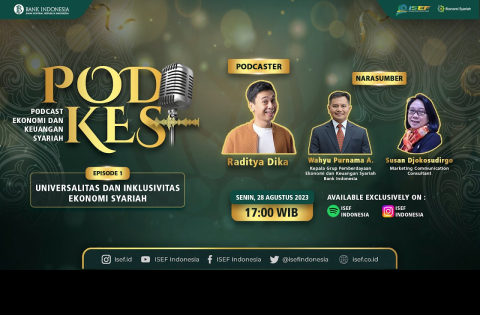 PODKES 2023 FT RADITYA DIKA | EPISODE 01 - UNIVERSALITAS DAN INKLUSIVITAS EKONOMI SYARIAH