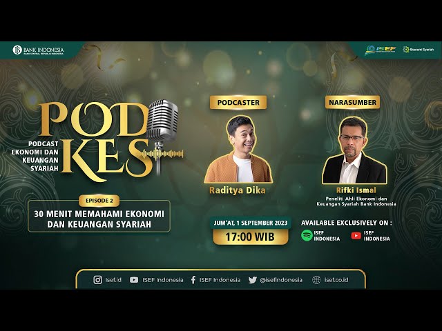 PODKES 2023 FT RADITYA DIKA | EPISODE 02 - 30 MENIT MEMAHAMI EKONOMI DAN KEUANGAN SYARIAH